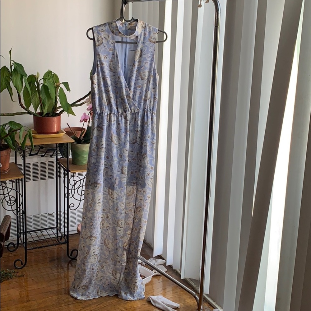 NWT chiffon floral maxi dress size medium